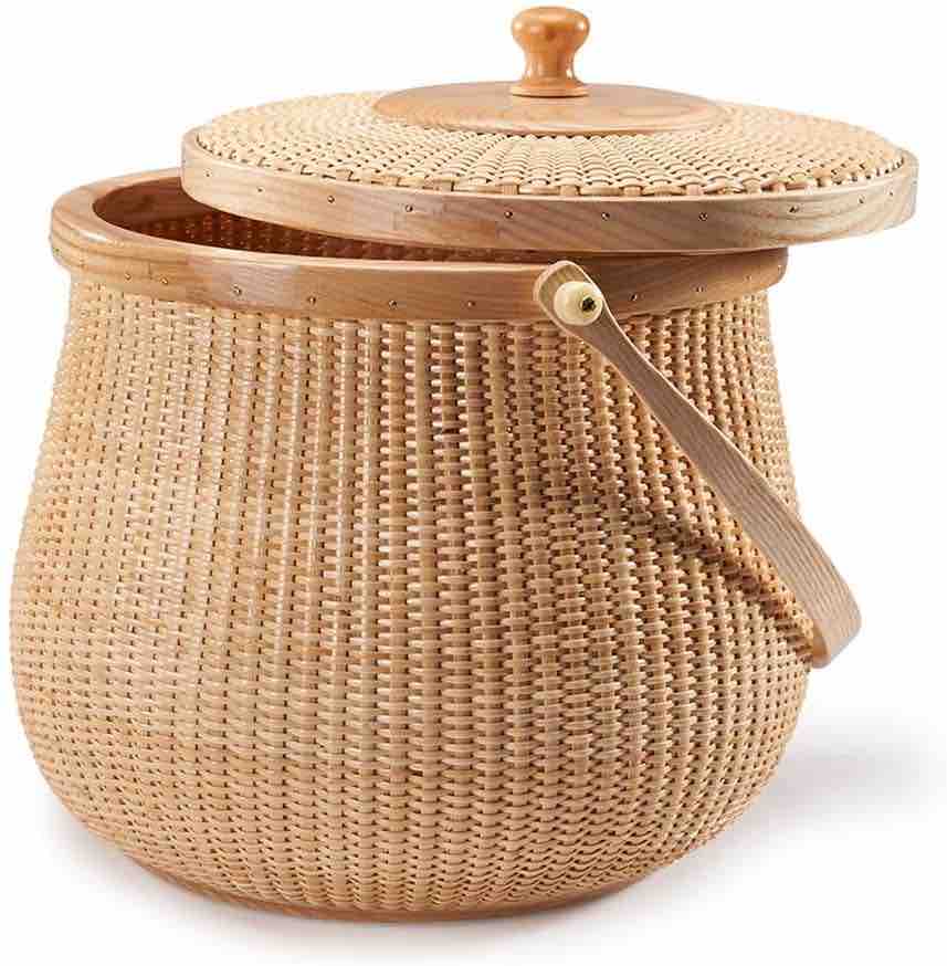 Bamboo and Rattan Picnic Baskets BK323142